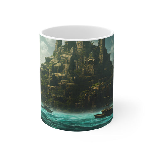 "Mystical Atlantis Mug: Dive Deep"
