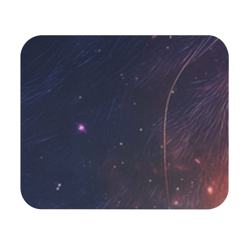 Mystical Cosmic Cat Mouse Pad