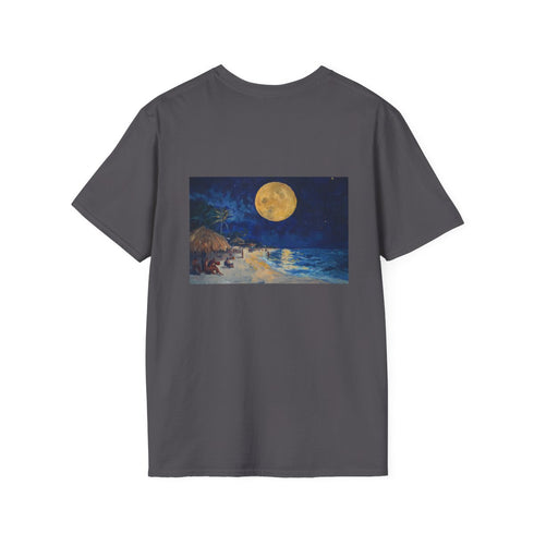 Mystical Full Moon Beach Tee