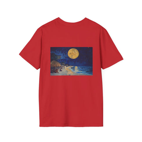 Mystical Full Moon Beach Tee