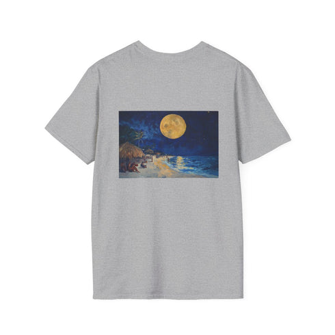 Mystical Full Moon Beach Tee