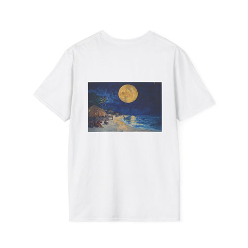 Mystical Full Moon Beach Tee