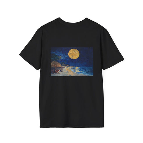 Mystical Full Moon Beach Tee