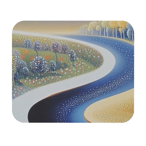 Mystical Night River Mouse Pad