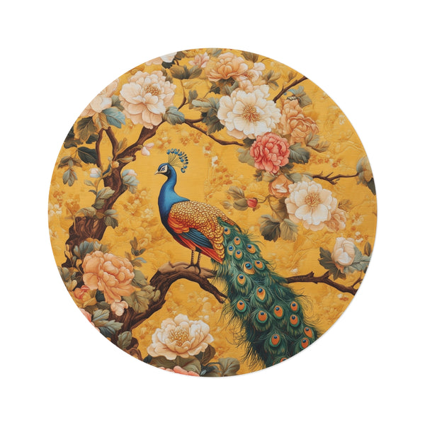 "Mystical Tree Tapestry Round Rug"