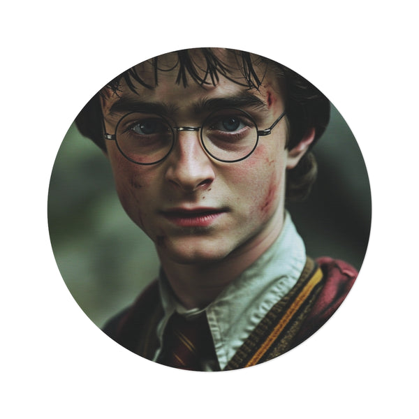 "Mystical Wand Round Rug"