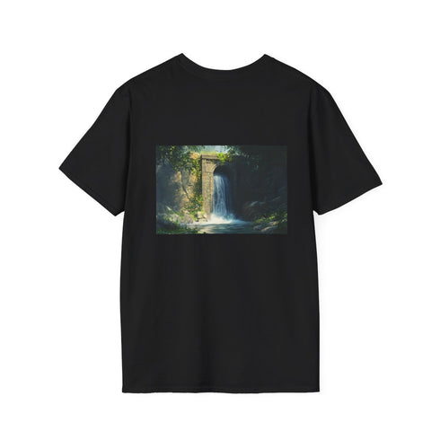 Mystical Waterfall Portal Doorway Tee