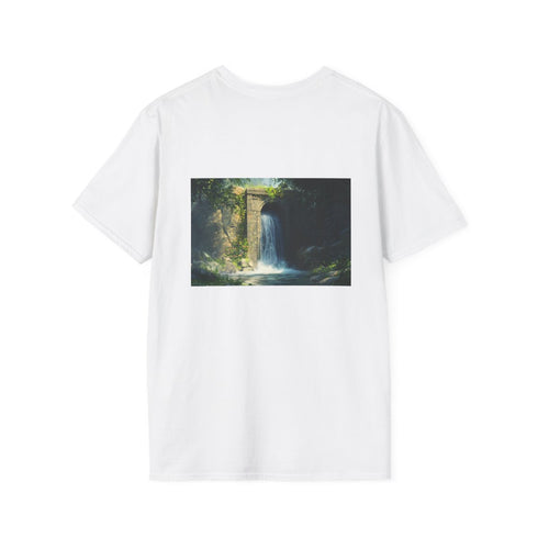 Mystical Waterfall Portal Doorway Tee