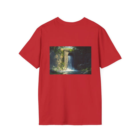 Mystical Waterfall Portal Doorway Tee
