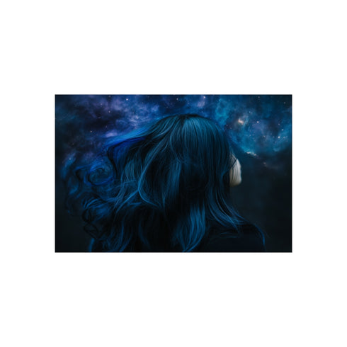 Mystical Woman with Galaxy Hair