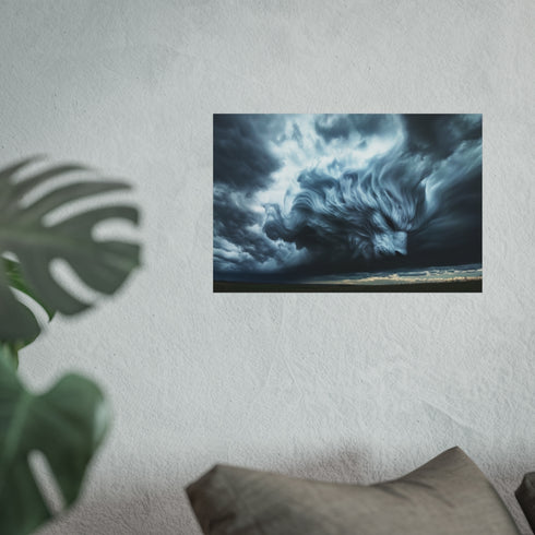 Mythical Beast Shaped Storm Clouds