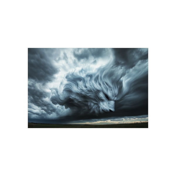 "Mythical Beast Shaped Storm Clouds"