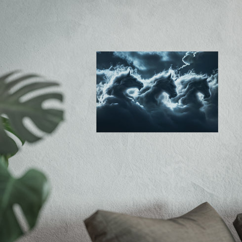 Mythical Beasts Storm Clouds Poster