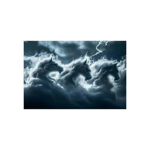 "Mythical Beasts Storm Clouds Poster"