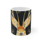 Mythical Jackalope Pattern Coffee Mug