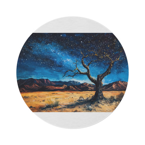 "NamibRand Starry Night Round Rug"