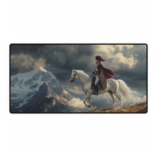 Napoleon Bonaparte Crossing the Alps (Edition II) — XL Gaming Desk Mat — Full Top-Down Artwork View