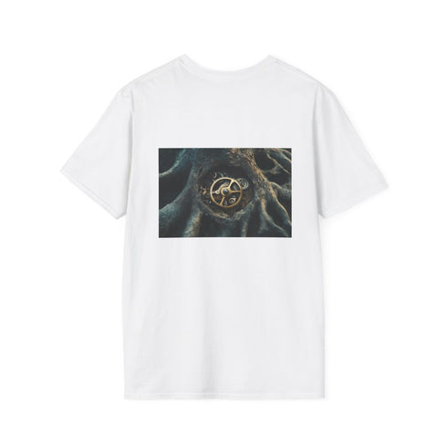 Nature-Inspired Tree Gear Clock T-Shirt