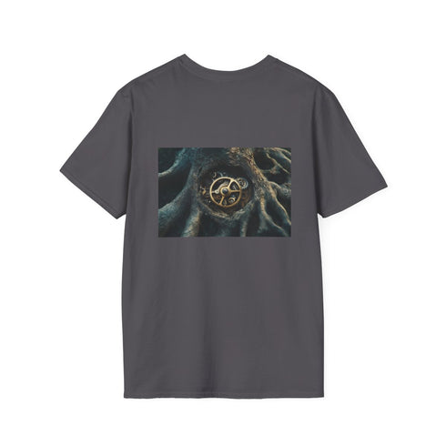 Nature-Inspired Tree Gear Clock T-Shirt