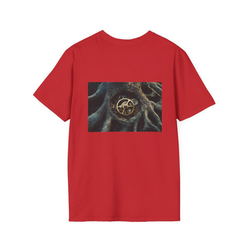 Nature-Inspired Tree Gear Clock T-Shirt