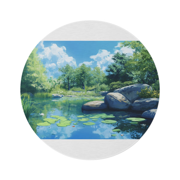 "Nature Oasis Round Rug"
