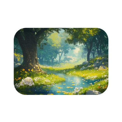"Nature's Oasis Bath Mat"