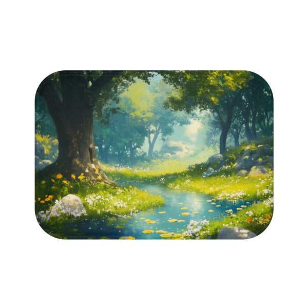 "Nature's Oasis Bath Mat"