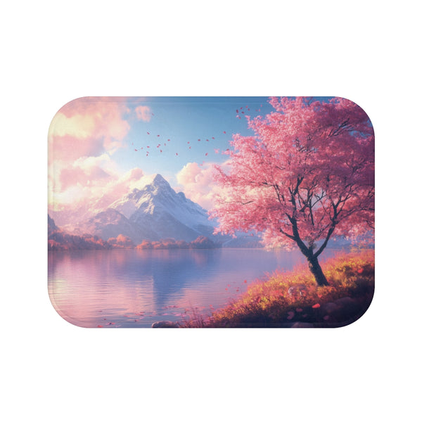 "Nature's Relaxation Haven Bath Mat"
