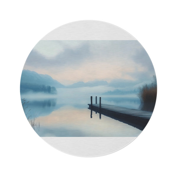 "Nature's Serenity Round Rug"