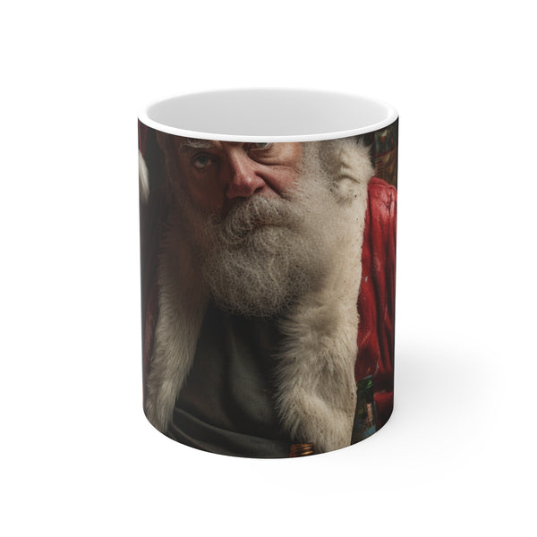 "Naughty Cave Santa Mug"