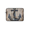 "Nautical Anchor and Rope Laptop Sleeve"