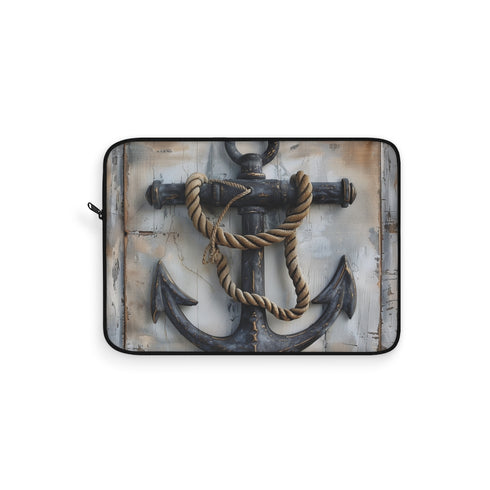 "Nautical Anchor Laptop Sleeve: Set Sail in Style"