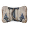 "Nautical Anchor & Rope Pet Mat: Seaside Style for Your Furry Friend!"