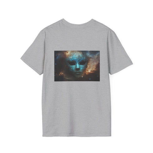 Nebula Behind Hidden Mirror Mask