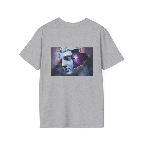 Nebula Cracked Marble Statue T-shirt