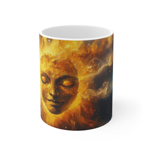 Nebulae Sun God Coffee Mug