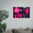 Neon Alley Robot Dog Poster