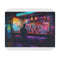 Neon Bar Watercolor Mouse Pad
