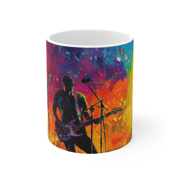 "Neon Coldplay Concert Mug"