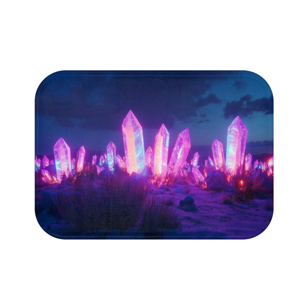 Neon Crystal Bath Mat Collection