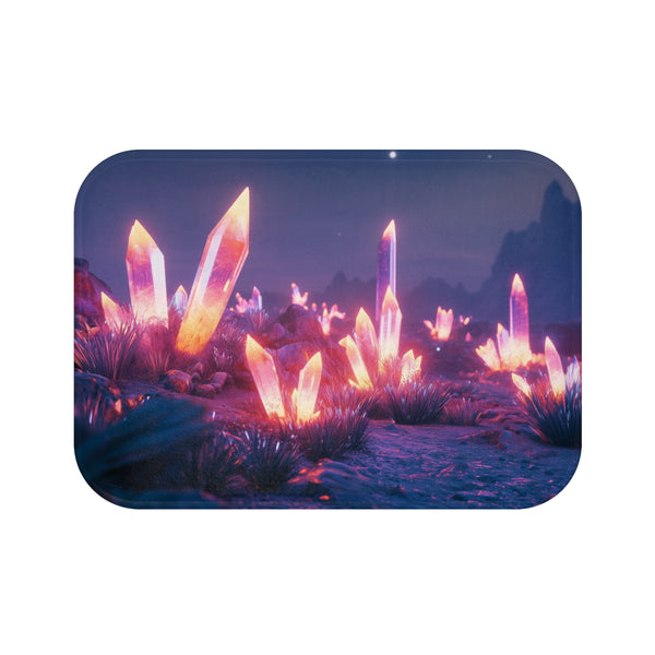 Neon Crystals Bath Mat Decor