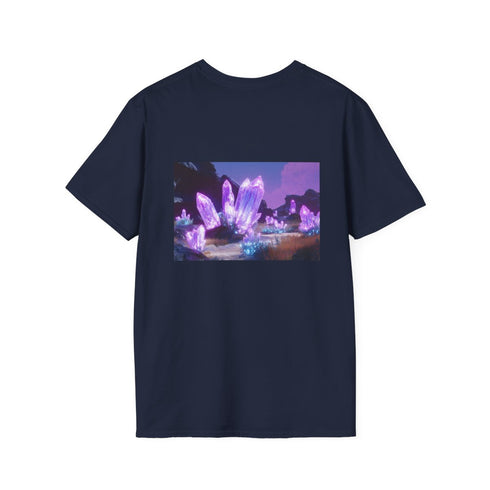 Neon Crystals Bloom Wasteland T-shirt.