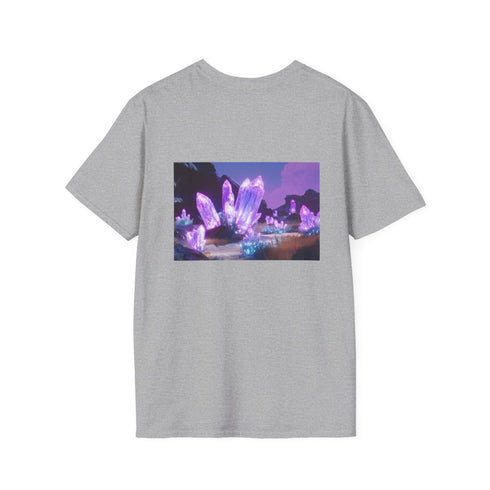 Neon Crystals Bloom Wasteland T-shirt.