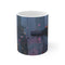 "Neon Cyberpunk City Coffee Mug"