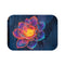 "Neon Flower Bath Mat Blooms"