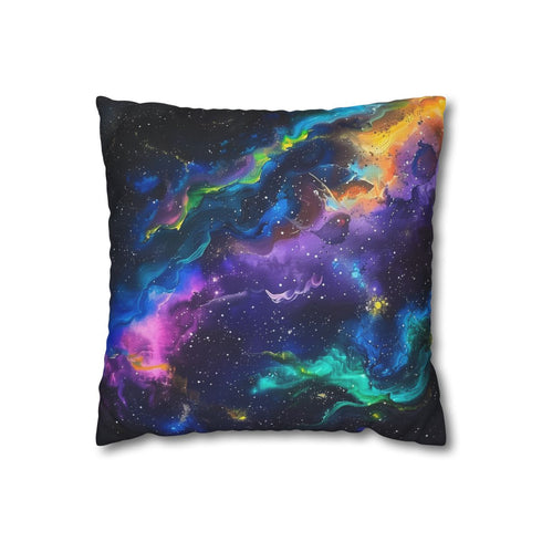 "Neon Galaxy Dream Pillowcase"