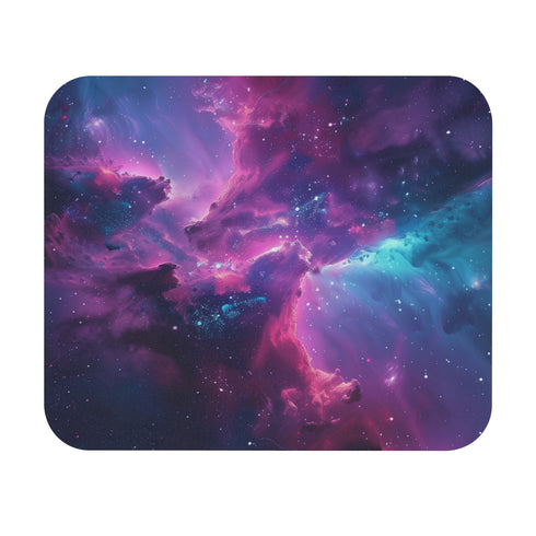 Neon Galaxy Mouse Pad Explore the Universe at Your Fingertips