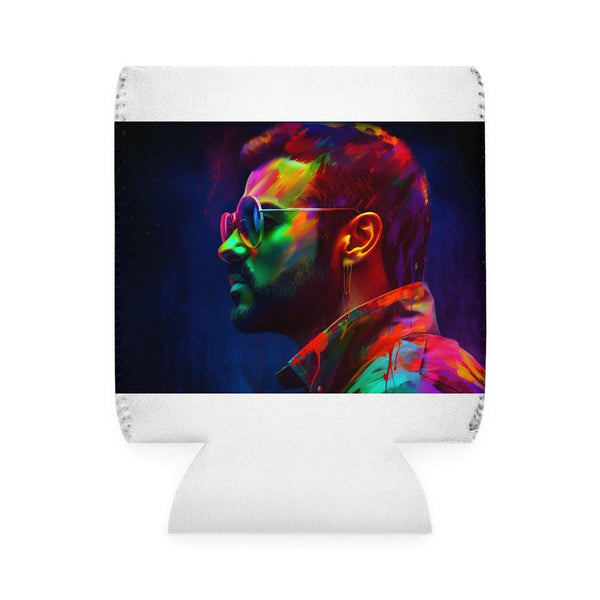 Neon George Michael watercolor sleeve