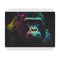 Neon Gorilla Watercolor Mouse Pad