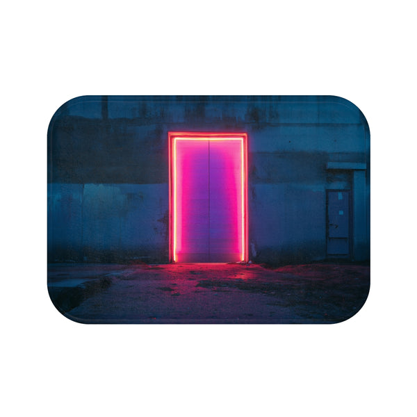 Neon Horizon Bath Mat Splitting